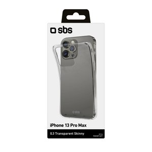 SBS - PUZDRO SKINNY PRE IPHONE 13 PRO MAX, TRANSPARENTNA