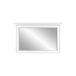 KONDELA Zrkadlo, alpská biela, KENTAK LUS90