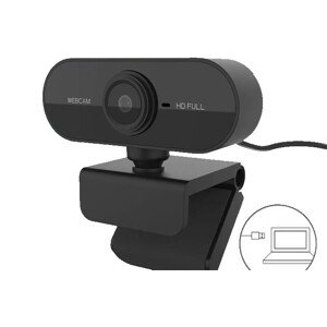GENIUS WEBKAMERA F603, FULL HD, MIKROFON, USB2.0, CIERNA S KLIPEM