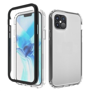 24476
DUAL Odolné puzdro s fóliou Apple iPhone 12 / 12 Pro čierny