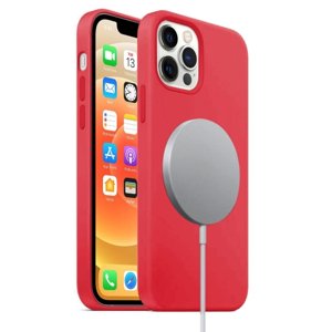 27091
RUBBER MAGSAFE Kryt Apple iPhone 12 / 12 Pro červený