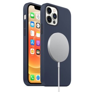27093
RUBBER MAGSAFE Kryt Apple iPhone 12 / 12 Pro tmavomodrý