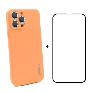 ENKAY 34876
ENKAY Obal + 3D sklo Apple iPhone 13 Pro oranžový
