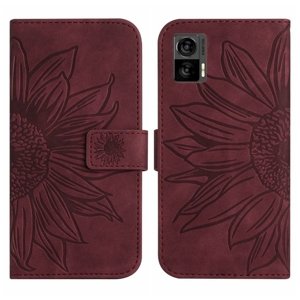 PROTEMIO 54089
ART SUNFLOWER Peňaženkové puzdro s remienkom Motorola Edge 30 Neo bordový