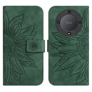 PROTEMIO 56696
ART SUNFLOWER Peňaženkové puzdro s remienkom Honor Magic5 Lite zelené
