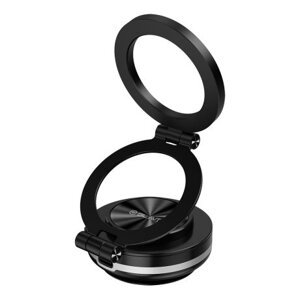 Blavec Vacuum Suction MagSafe držiak na mobil do auta, čierny (BHV01-EPMB)