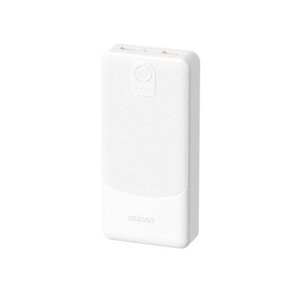 Dudao K10 Power Bank 10000mAh 2x USB / USB-C 2.4A 12W, biely