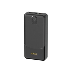 Dudao K10 Power Bank 10000mAh 2x USB / USB-C 2.4A 12W, čierny