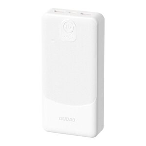 Dudao K10Pro Power Bank 20000mAh 2x USB 2.4A, biely