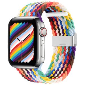 BStrap Nylon Braided remienok na Apple Watch 42/44/45/49mm, multicolor