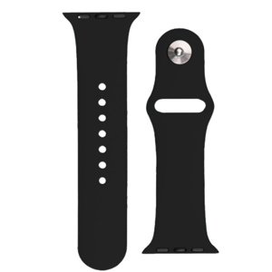 BStrap Silicone remienok na Apple Watch 38/40/41mm, black