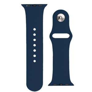 BStrap Silicone remienok na Apple Watch 42/44/45mm, dark blue