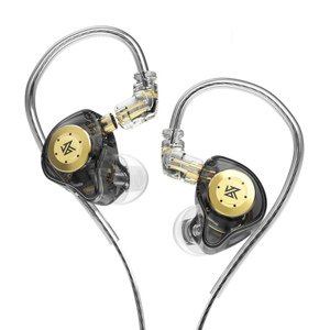 KZ EDX Pro dynamické HiFi slúchadlá do uší, čierne