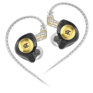 KZ EDX Ultra dynamické HiFi slúchadlá do uší, čierne