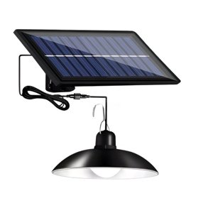 MG Lamp solárna lampa 1200mAh, čierna