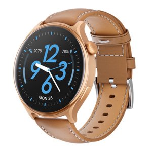 NEOGO Watch GTR2 smart hodinky, hnedé (NEO-GTR2-GLBRL)