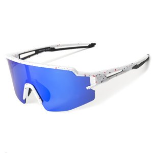 Rockbros RB8005 Polarized cyklistické okuliare, biele / modré