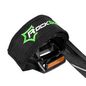 Rockbros Pedal Straps popruhy na pedále na bicykel, čierne