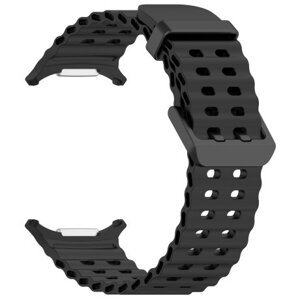 BStrap Silicone remienok na Samsung Galaxy Watch Ultra 47mm, black