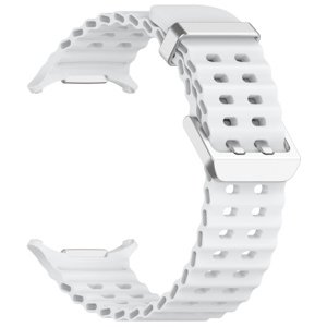 BStrap Silicone remienok na Samsung Galaxy Watch Ultra 47mm, white