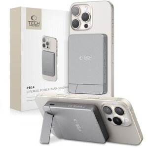 Tech-Protect PB14 LifeMag MagSafe Power Bank 5000mAh, šedé